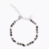 Caroline Svedbom Alelia Armband/ Jet Combo - Rhodium