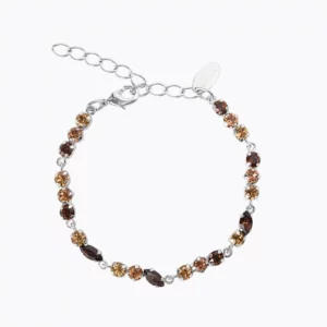Caroline Svedbom Alelia Armband / ReCreated Topaz Combo - Rhodium