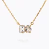 Caroline Svedbom Cleo Halsband / Crystal - Guld