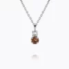 Caroline Svedbom Leah Halsband / ReCreated Topaz Combo - Rhodium