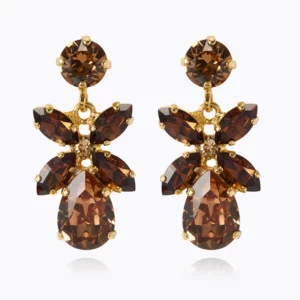 Caroline Svedbom Mini Dione Örhängen/ ReCreated Topaz Combo - Guld