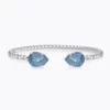 Caroline Svedbom Mini Drop Bracelet / Denim Ignite - Rhodium