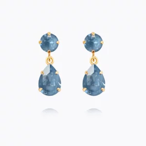 Caroline Svedbom Mini Drop Örhängen/ Denim Ignite - Guld