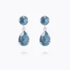 Caroline Svedbom Mini Drop Örhängen/ Denim Ignite - Rhodium