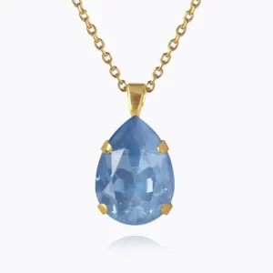 Caroline Svedbom Mini Drop Halsband/ Denim Ignite - Guld