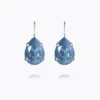 Caroline Svedbom Mini Drop Clasp Örhängen/ Denim Ignite - Rhodium