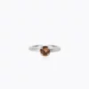 Caroline Svedbom Natti Ring / ReCreated Light Smoked Topaz - Rhodium