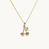 Emma Israelsson Cherries Love Halsband Guld