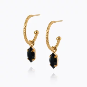 Caroline Svedbom Petite Navette Loops / Jet - Guld